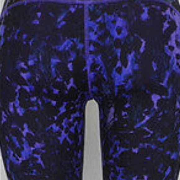 Lululemon Wunder Under *Full-On LuonFloral Sport Backdrop Iris Flower. - Picture 3 of 14